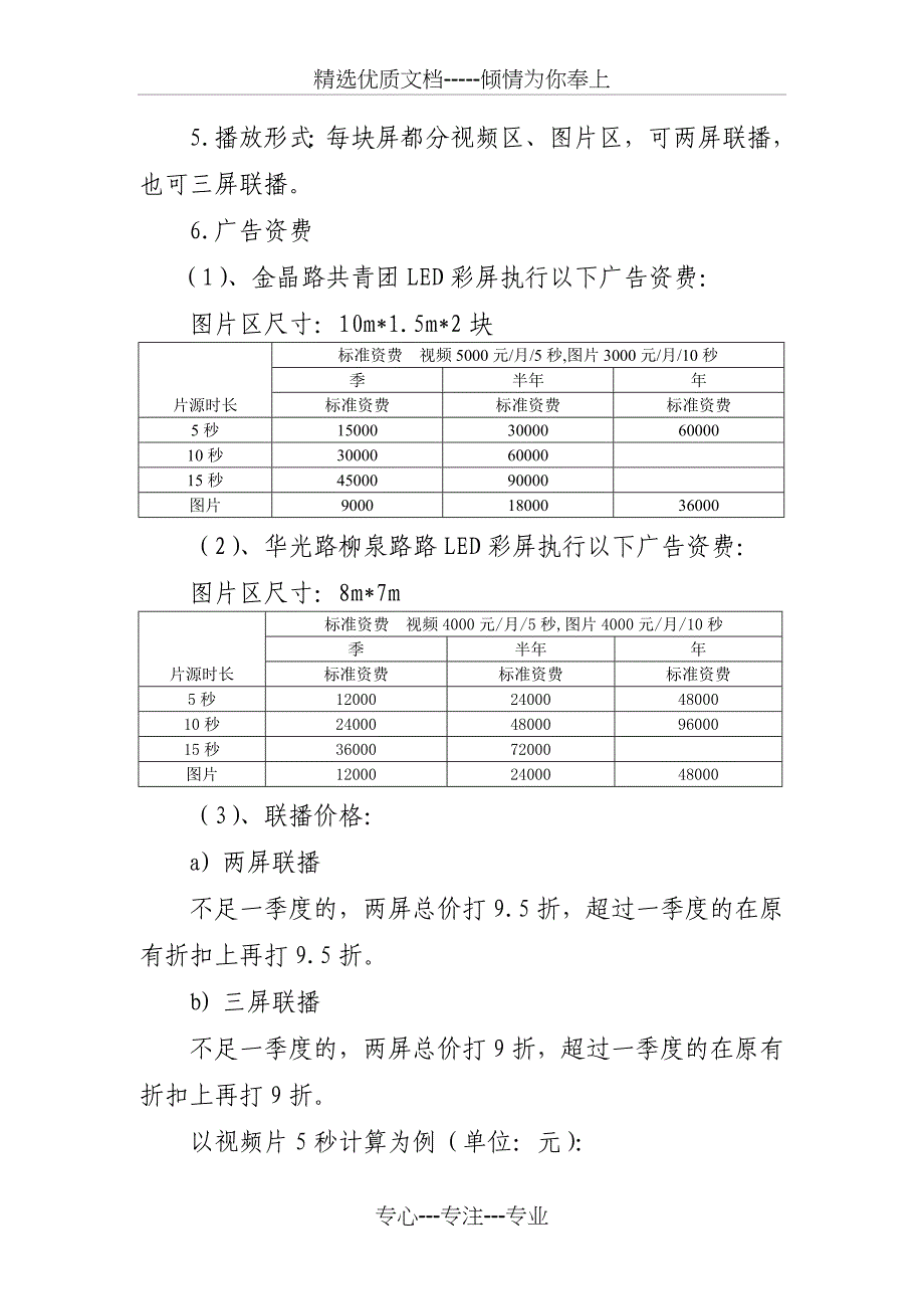 公路路口LED彩屏广告设计方案_第3页