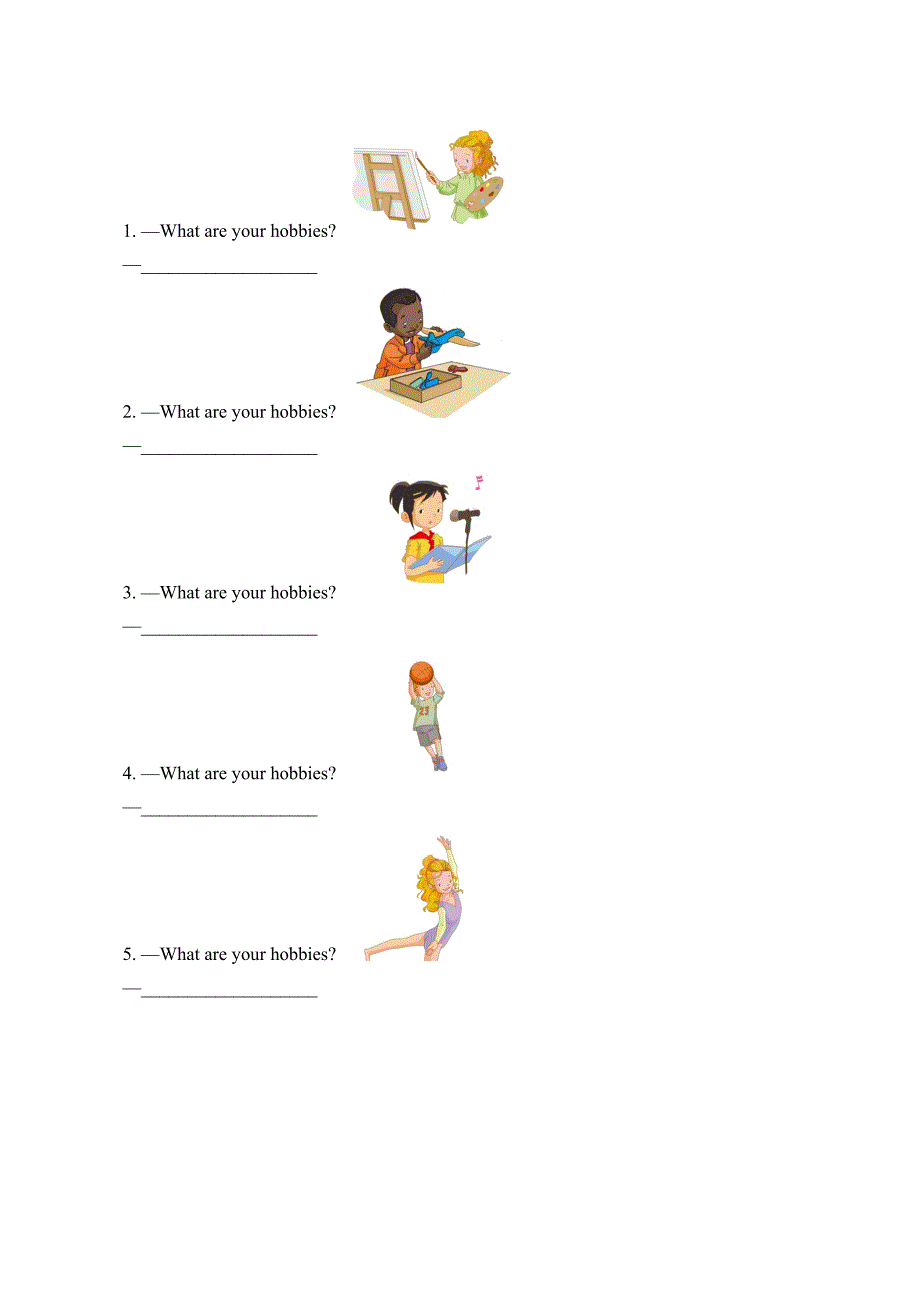 新起点人教版四年级英语下册《Unit4_单元测试卷_》(DOC 5页)_第4页