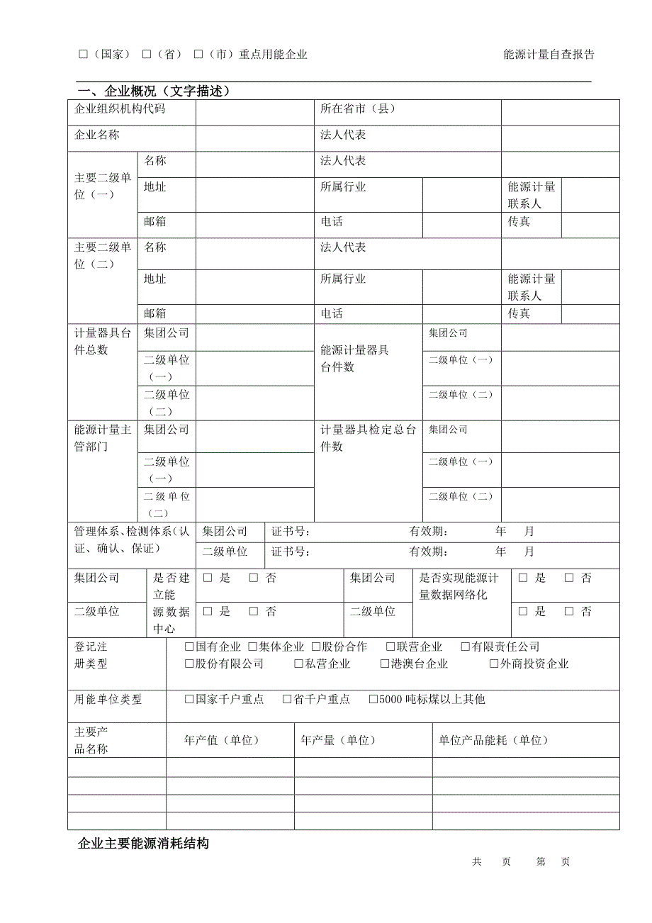 火力发电企业能源计量企业自查报告_第4页