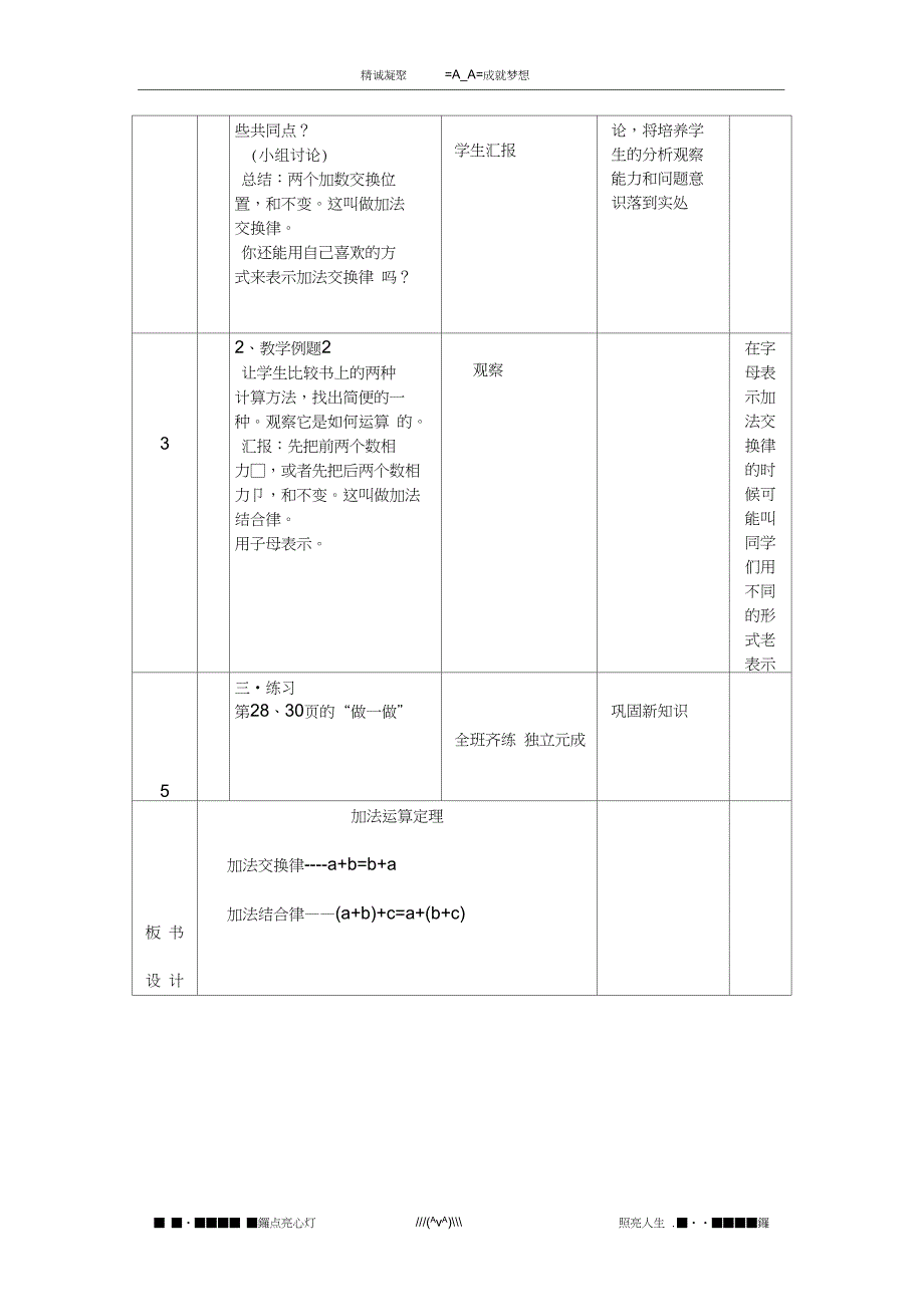 (完整)人教版四年级数学下册_第三单元_运算定律与简便计算教案_第2页