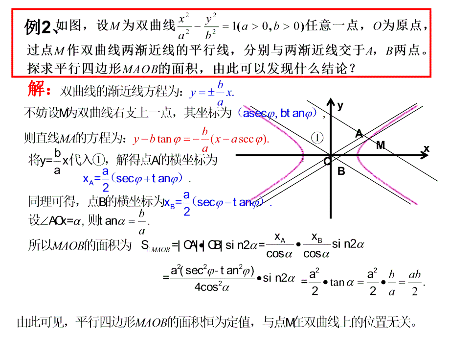 双曲线、抛物线的参数方程_第4页