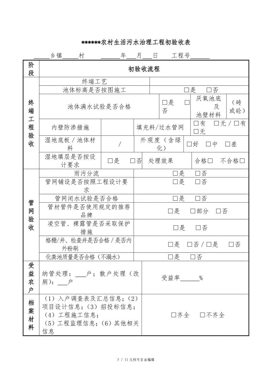 农村生活污水治理验收流程_第5页