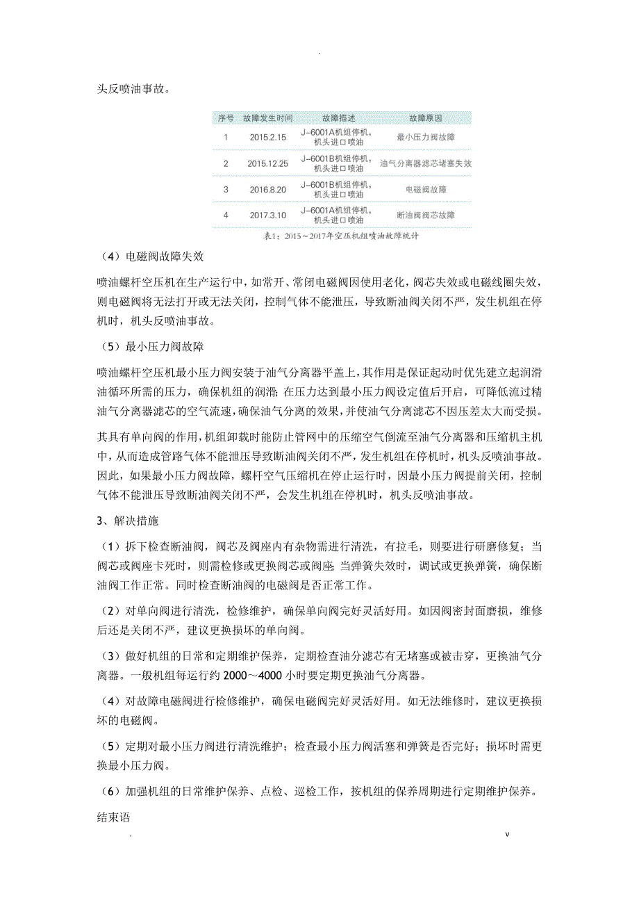 螺杆空压机机头喷油故障快速解决方案_第3页