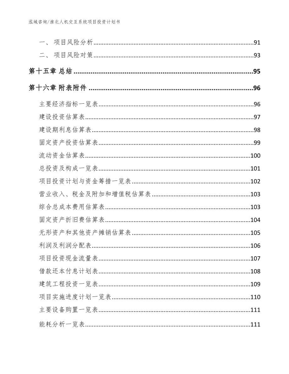 淮北人机交互系统项目投资计划书_第5页