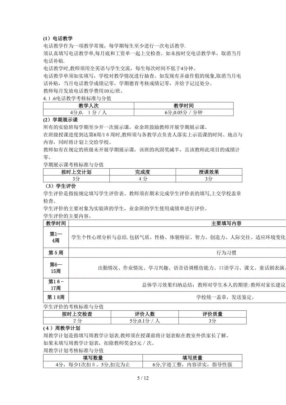 培训类学校教师管理_第5页