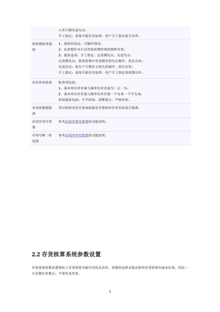 K3CLOUD库存管理及存货核算操作手册_第5页