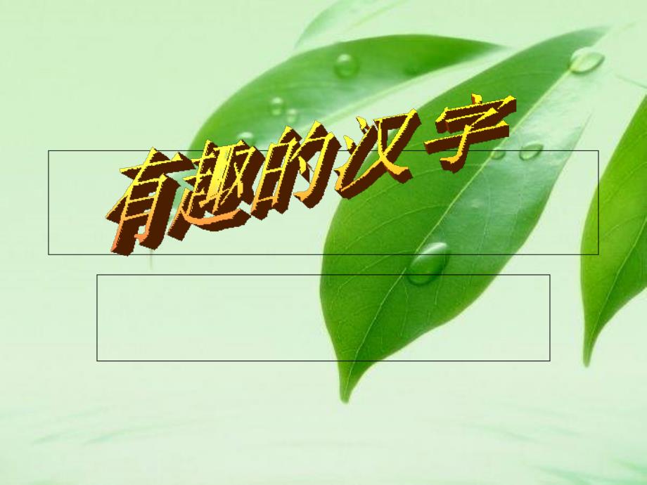 遨游汉字王国_第3页