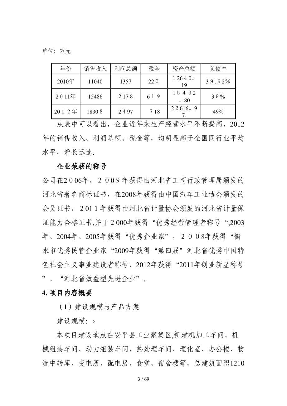 100万台套汽车转向器总成项目_第5页