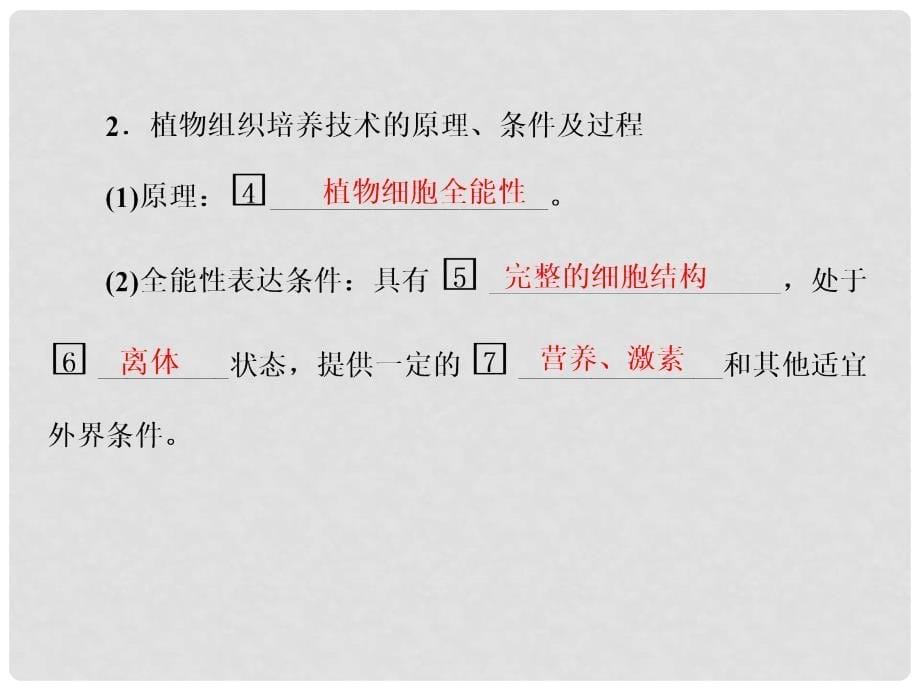 模块新课标高考生物总复习 专题2 细胞工程课件 新人教版选修3_第5页