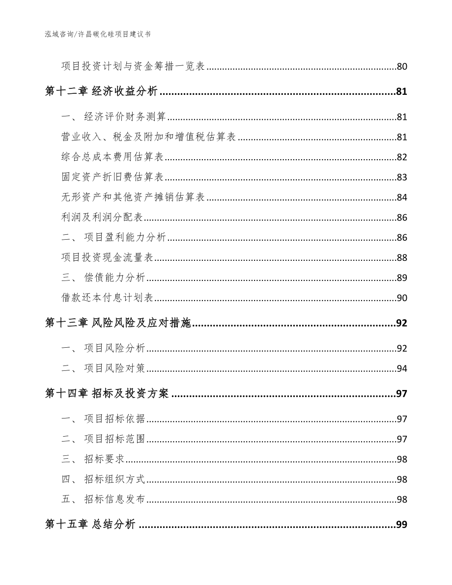 许昌碳化硅项目建议书【范文模板】_第5页