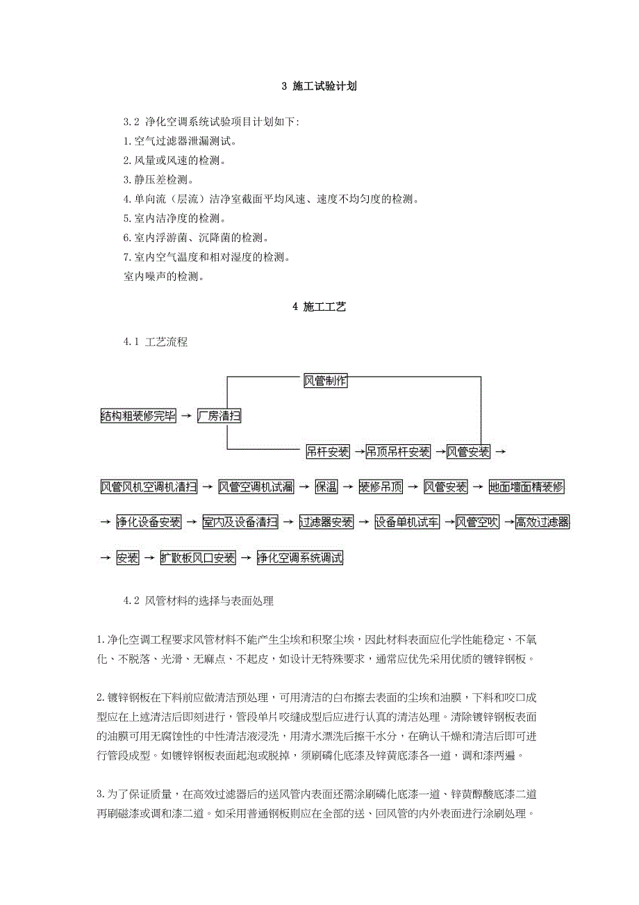 山东省建筑净化空调系统安装施工工艺(DOC 15页)_第2页