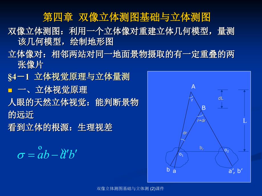 双像立体测图基础与立体测2课件_第1页