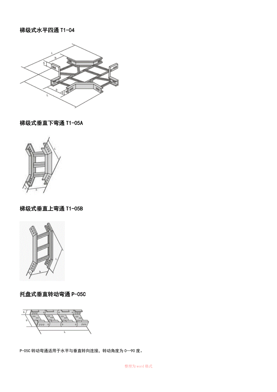 桥架弯通、三通Word_第2页