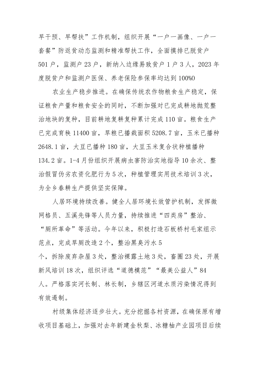 镇政府2023年上半年工作总结及下半年目标任务和工作安排_第3页