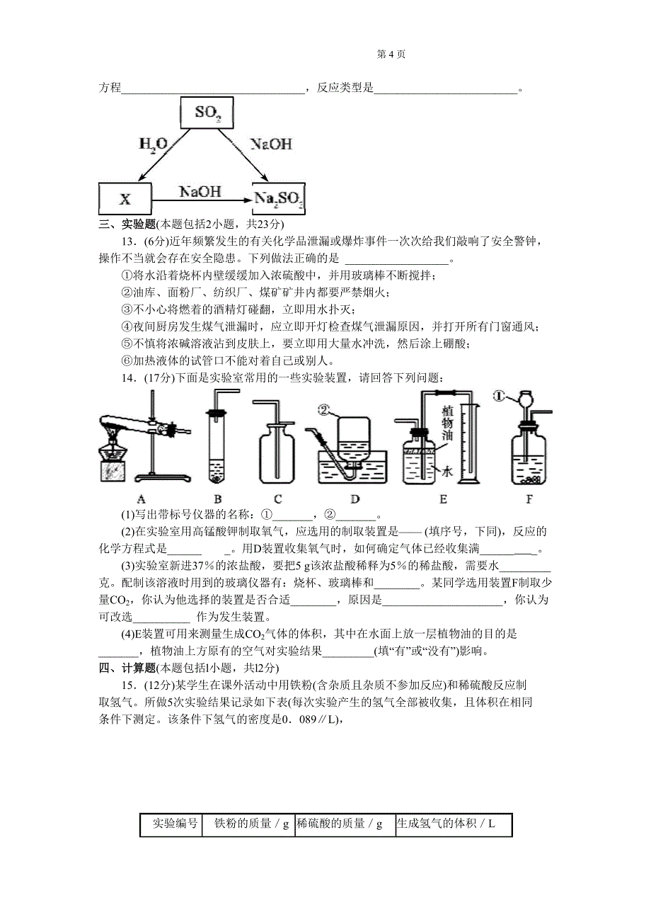 2011年山东省东营市中考化学试题.doc_第4页