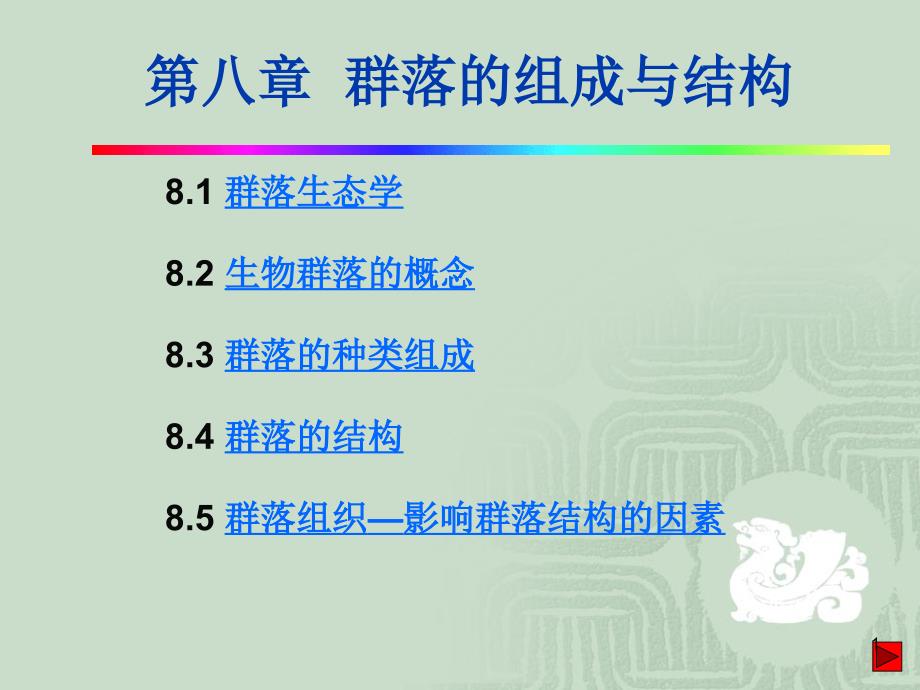 生物群落的组成与结构学习课件教学课件PPT_第1页