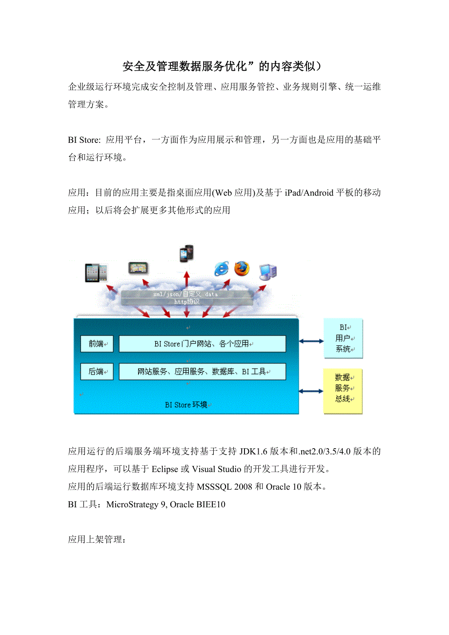 BI Store基础平台优化服务Elwin BIStore技术方案 Store平台_第2页