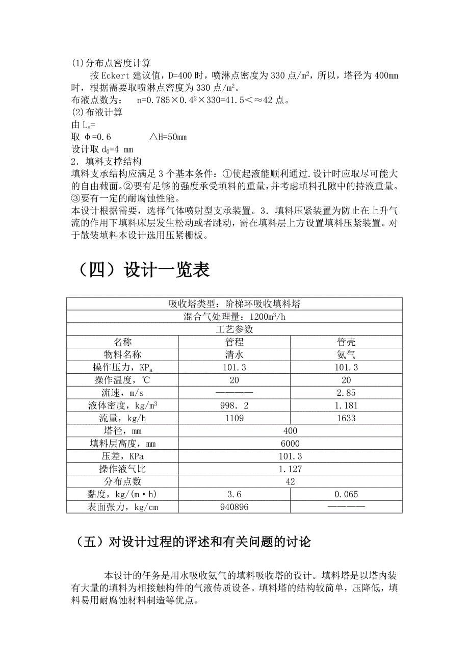 《氨吸收设计论》word版_第5页