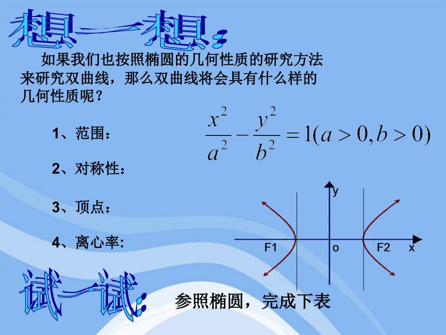 双曲线的几何性质课件选修21(恢复)_第3页