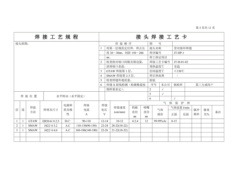 湾家三小区焊接工艺规程_第2页