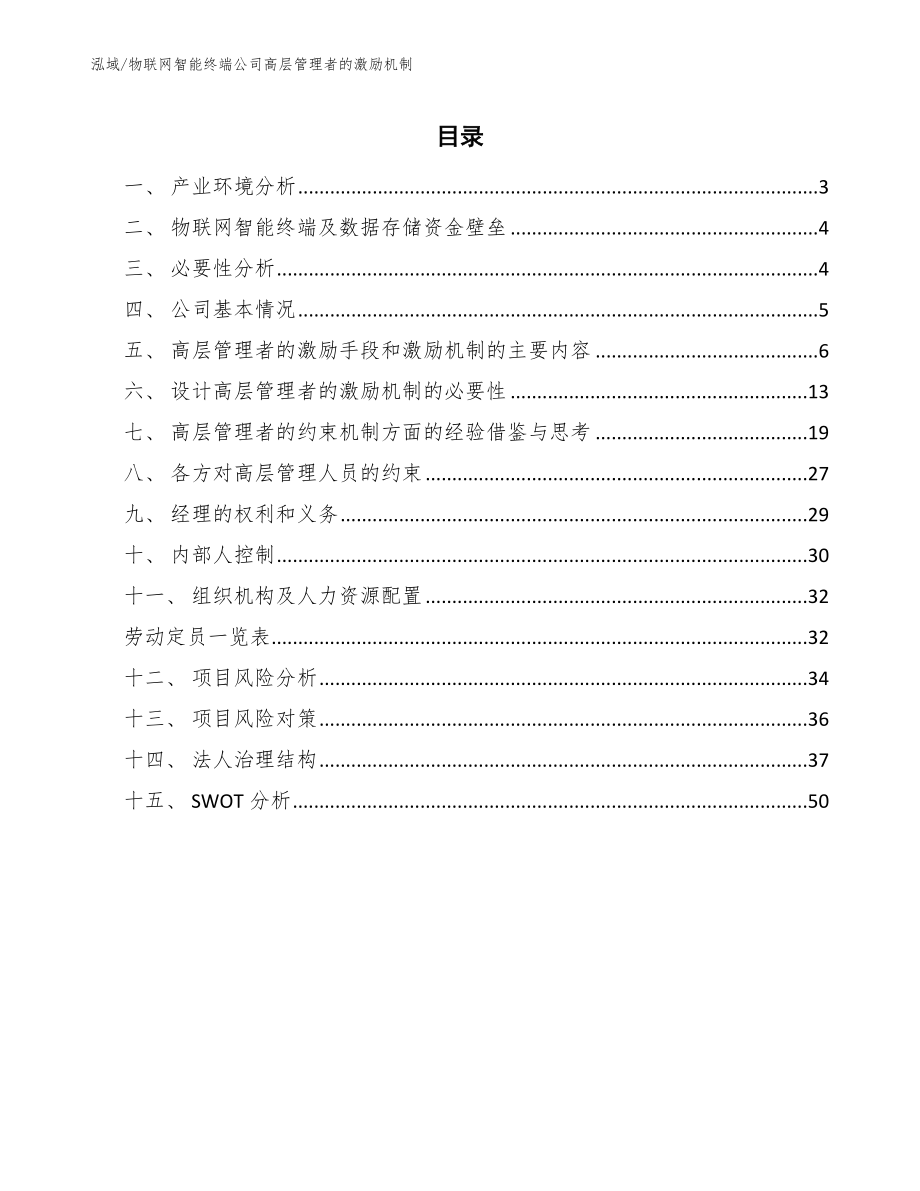 物联网智能终端公司高层管理者的激励机制（参考）_第2页