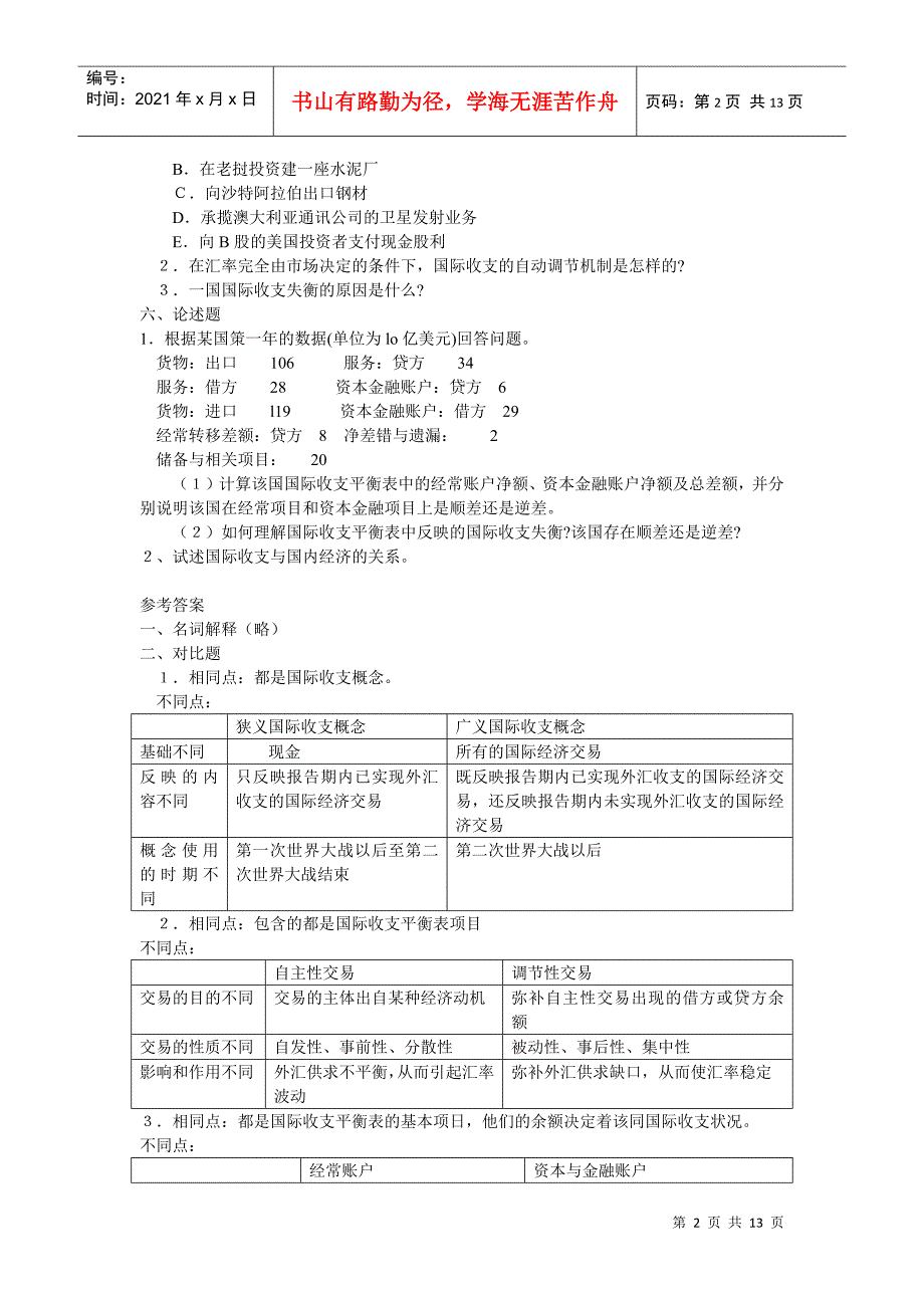 国际金融练习_第2页