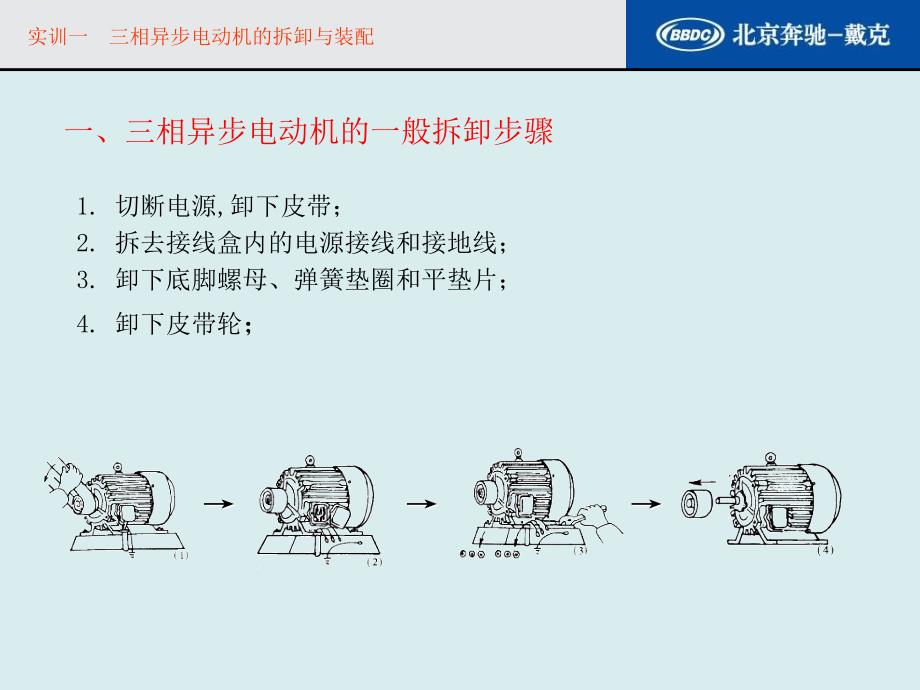 电动机拆卸与装配培训真实图解_第2页