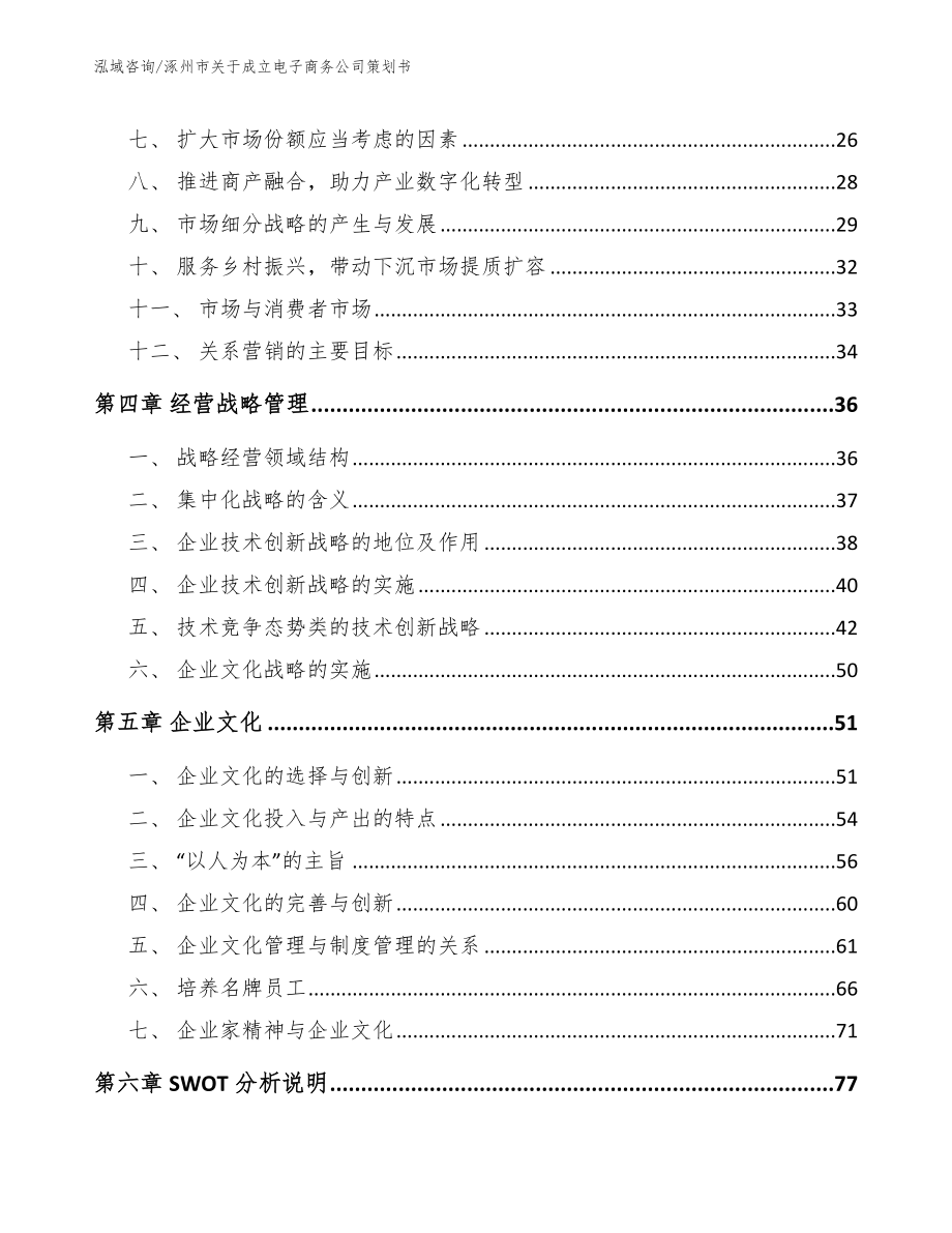 涿州市关于成立电子商务公司策划书（模板范文）_第2页