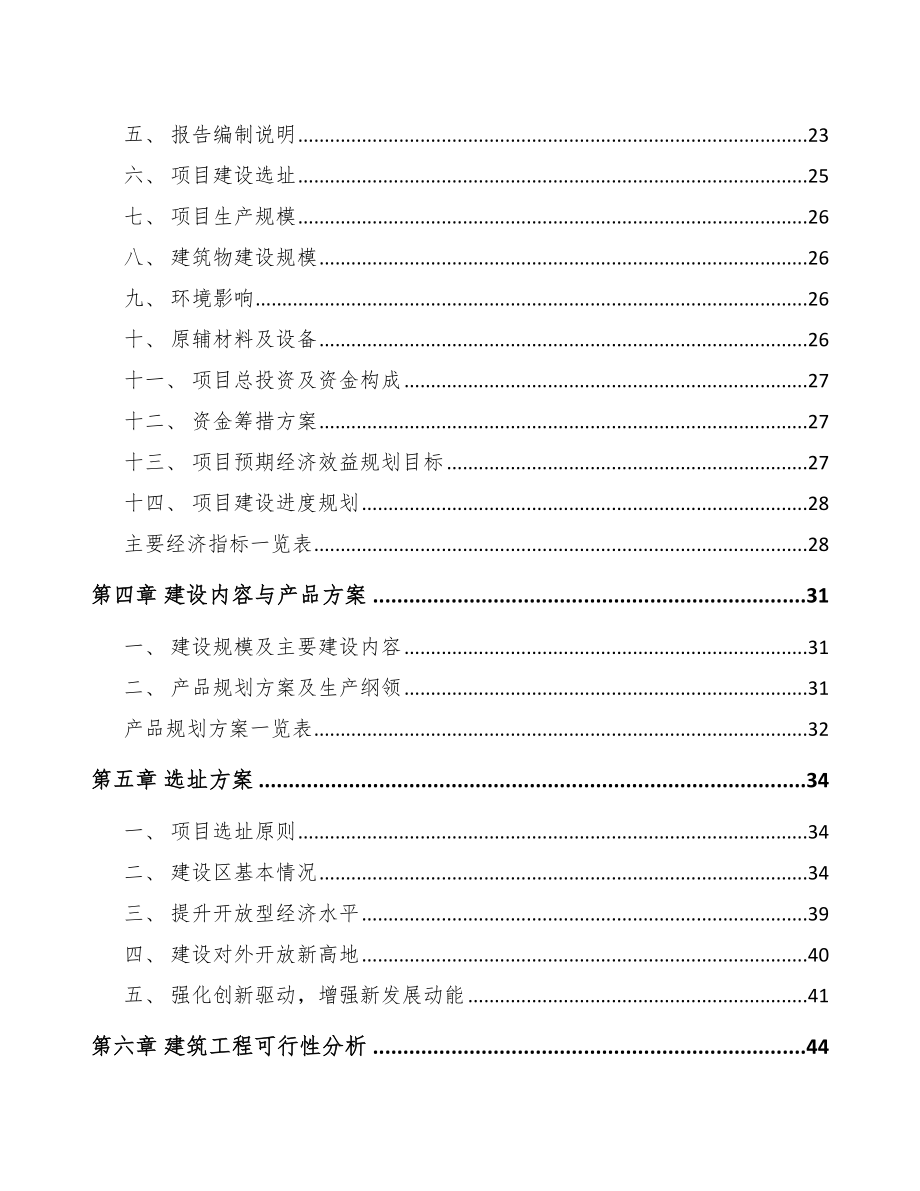 郴州大尺寸轻质主承力件项目申请报告_第2页