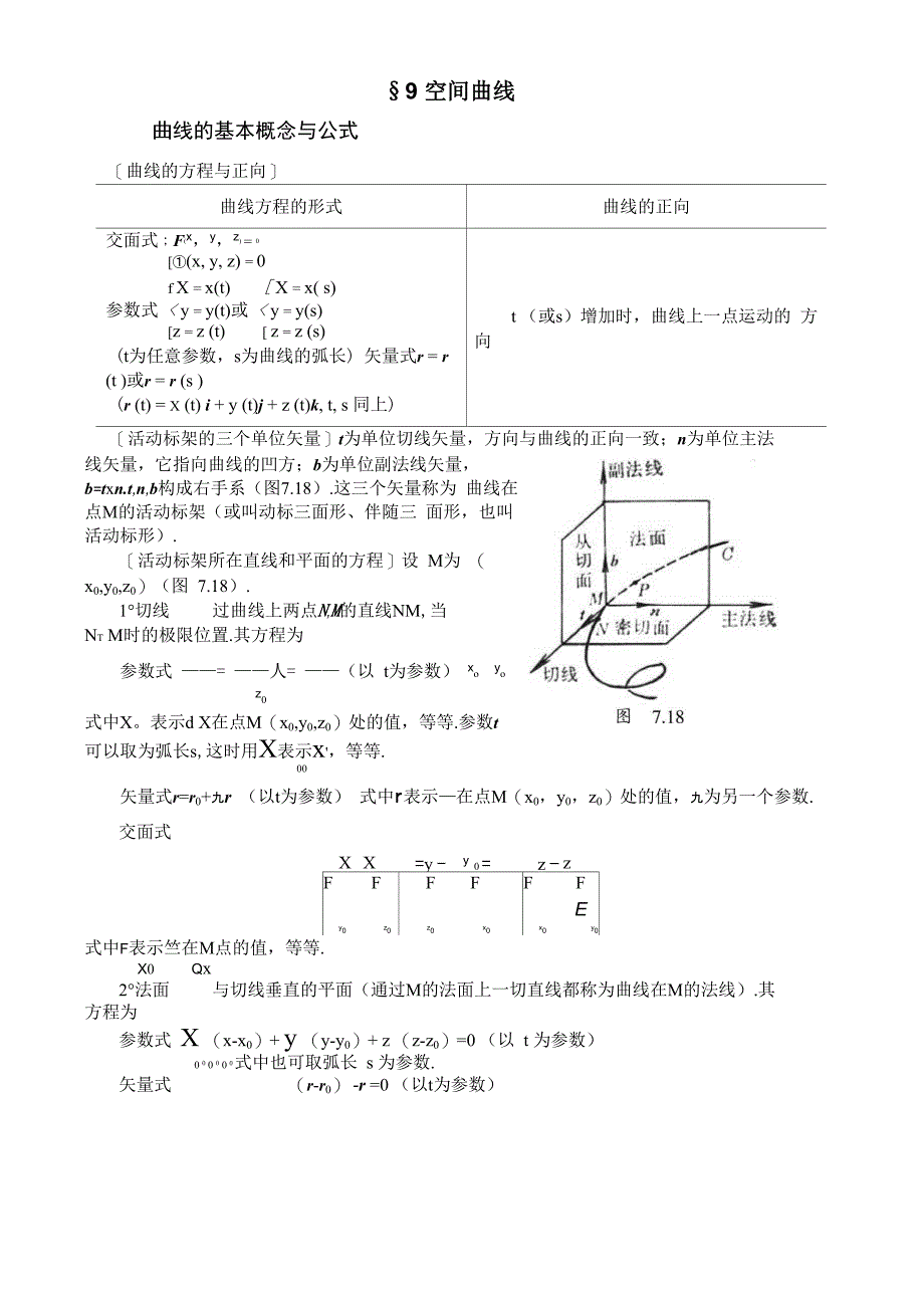 第七章 解析几何与微分几何 SECTION9_第1页