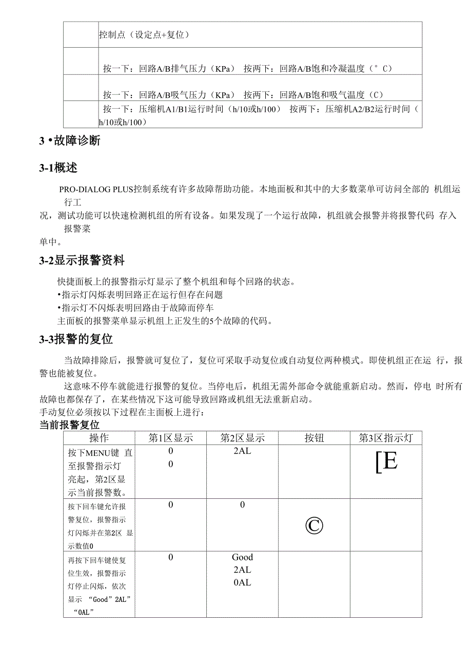 开利HC螺杆冷水机组操作程序与故障代码_第4页