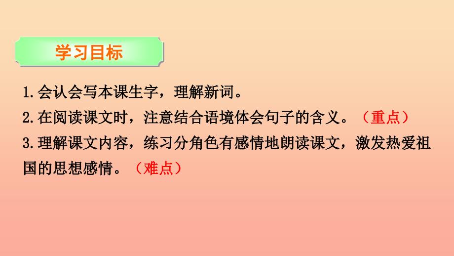 三年级语文下册 第七单元 25 我不能忘记祖国课件 语文S版.ppt_第3页