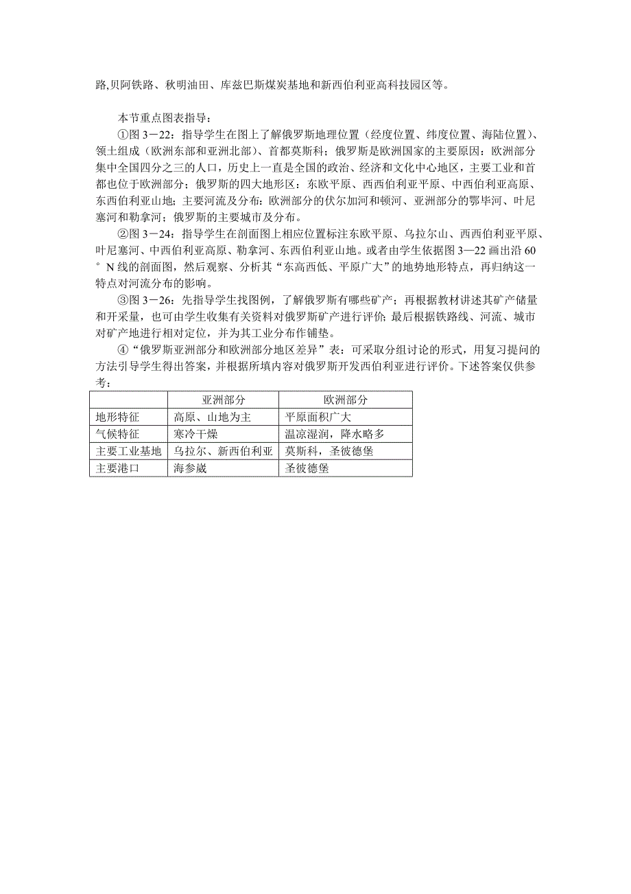 七年级下册地理 第三节 俄罗斯_第4页