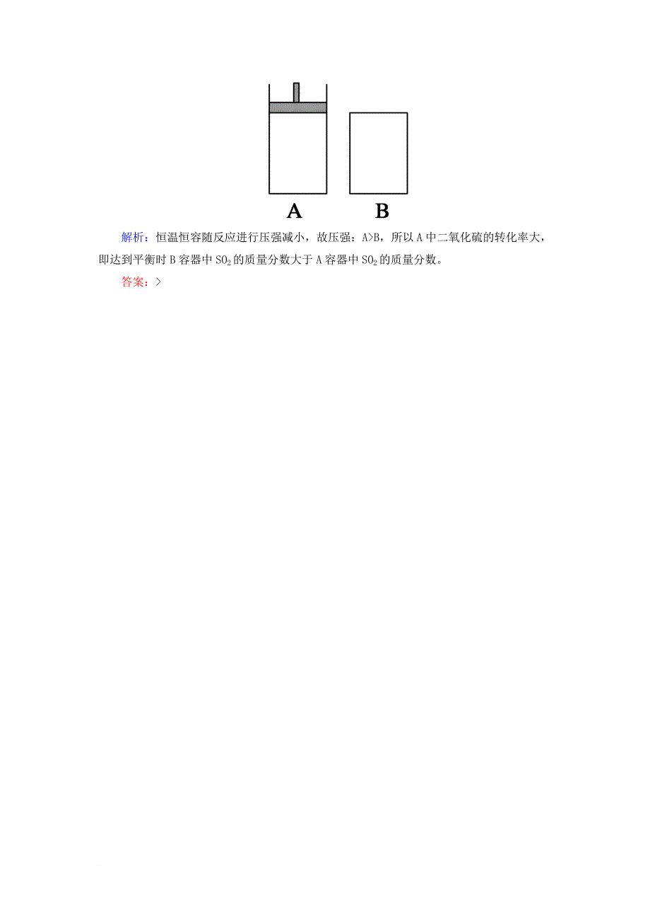 高考化学总复习 第七章 化学反应速率和化学平衡 722 考点二 化学平衡的移动学后即练 新人教版_第3页