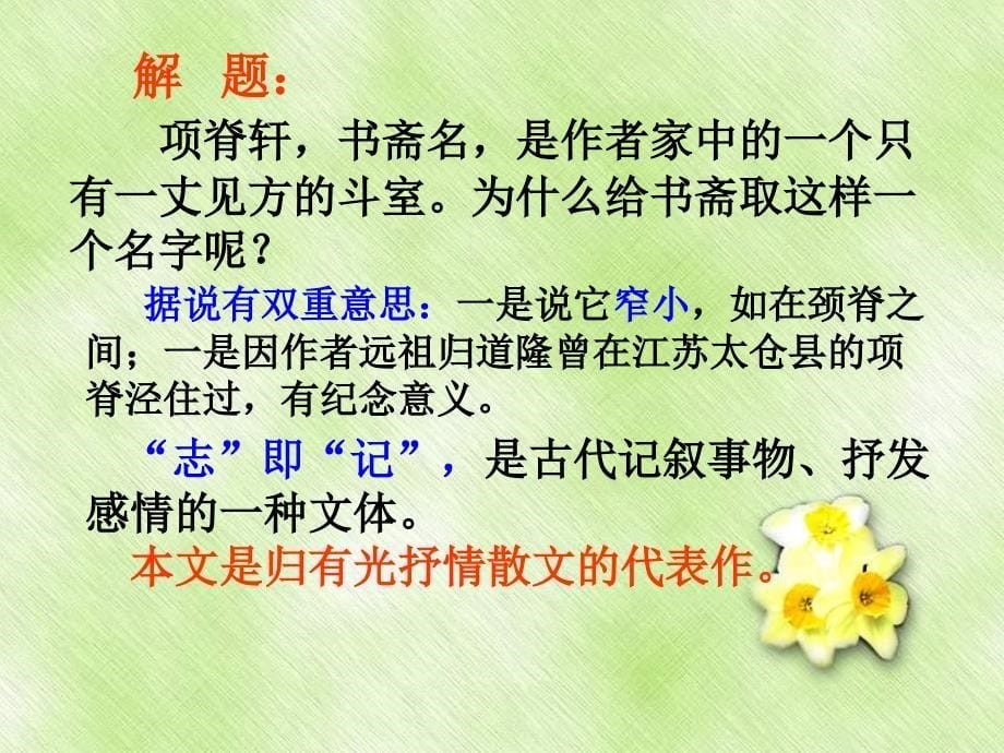 最新最新《项脊轩志》标准课件课件_第5页