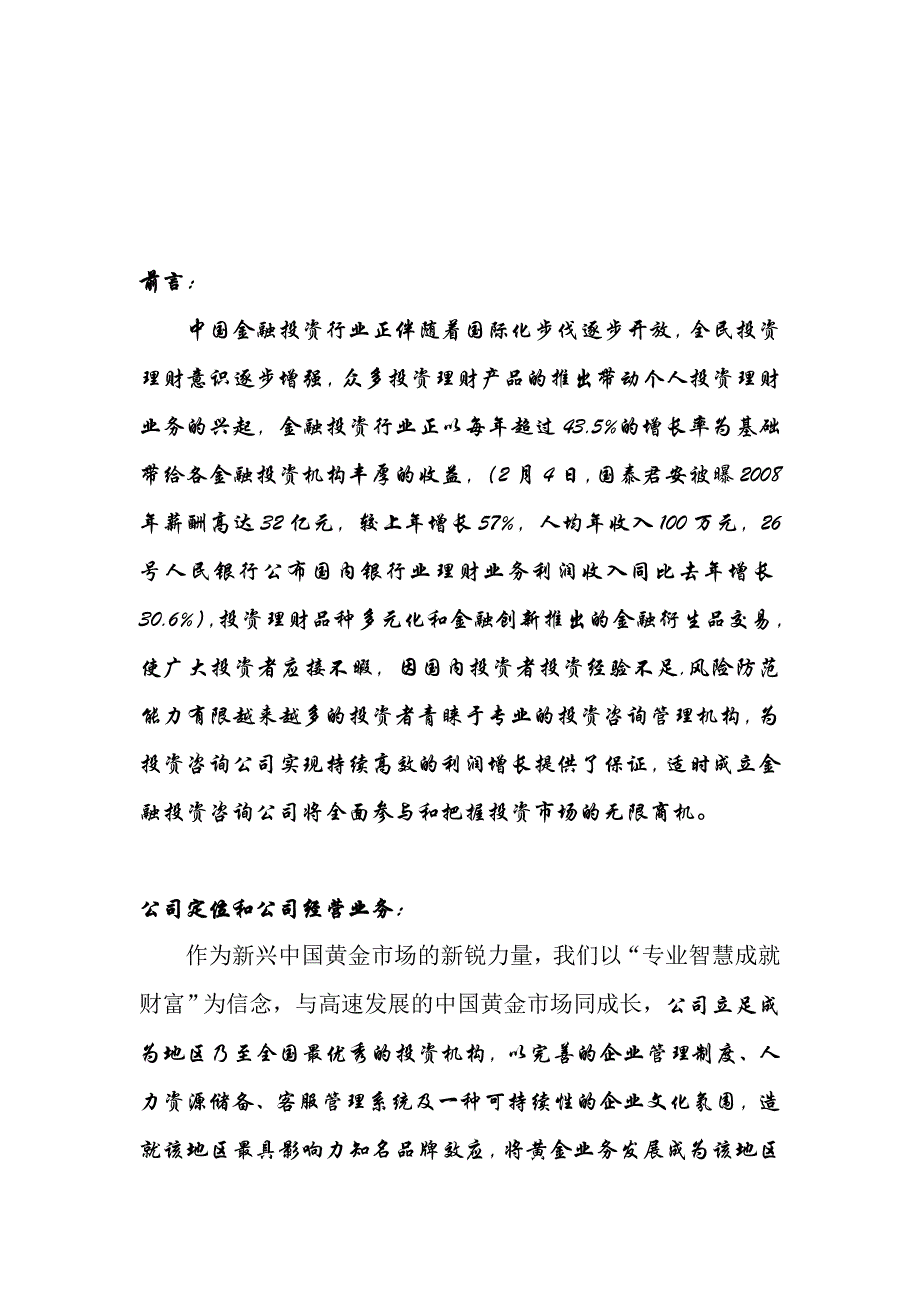 投资咨询公司商业计划书0813_第3页