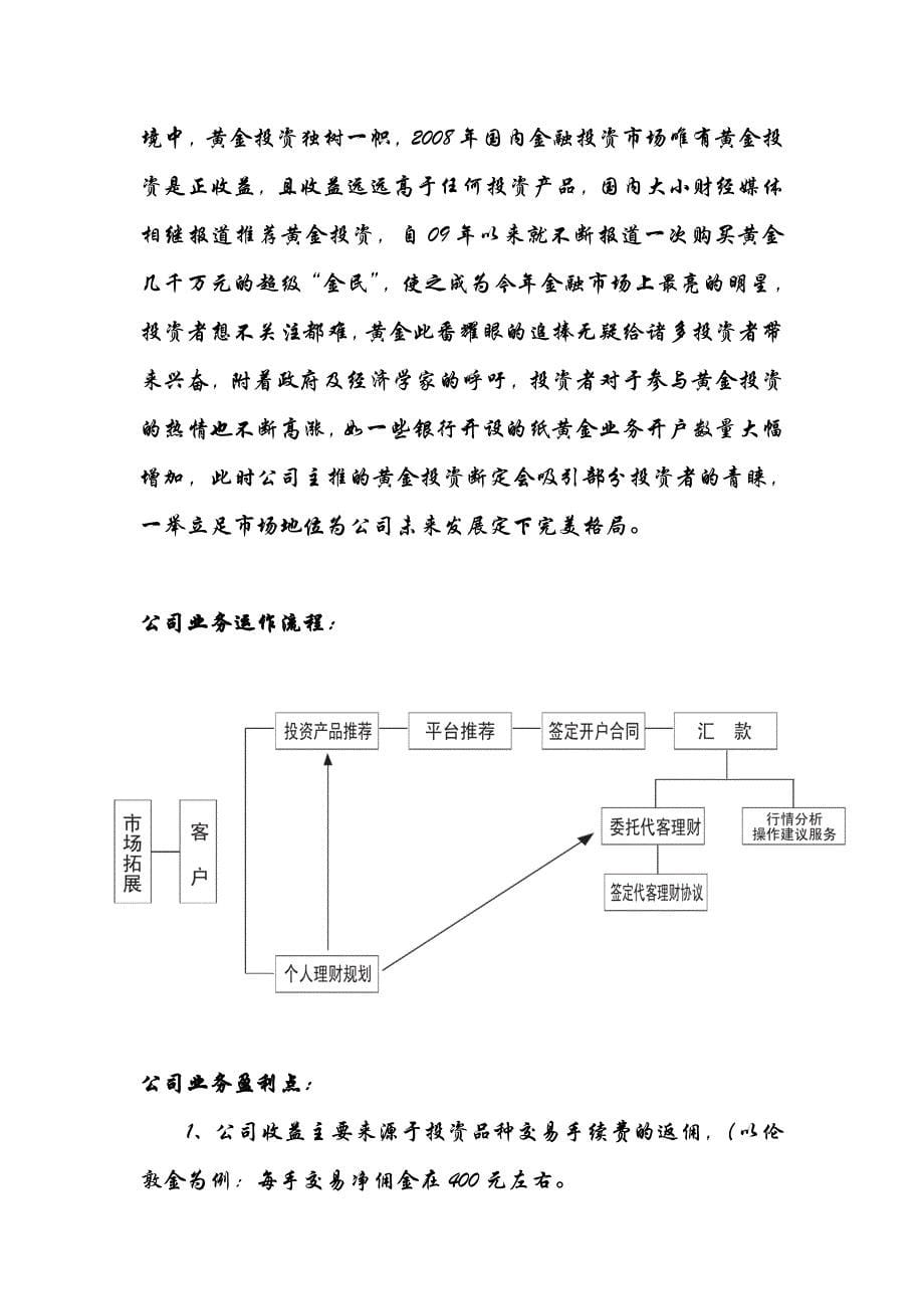 投资咨询公司商业计划书0813_第5页