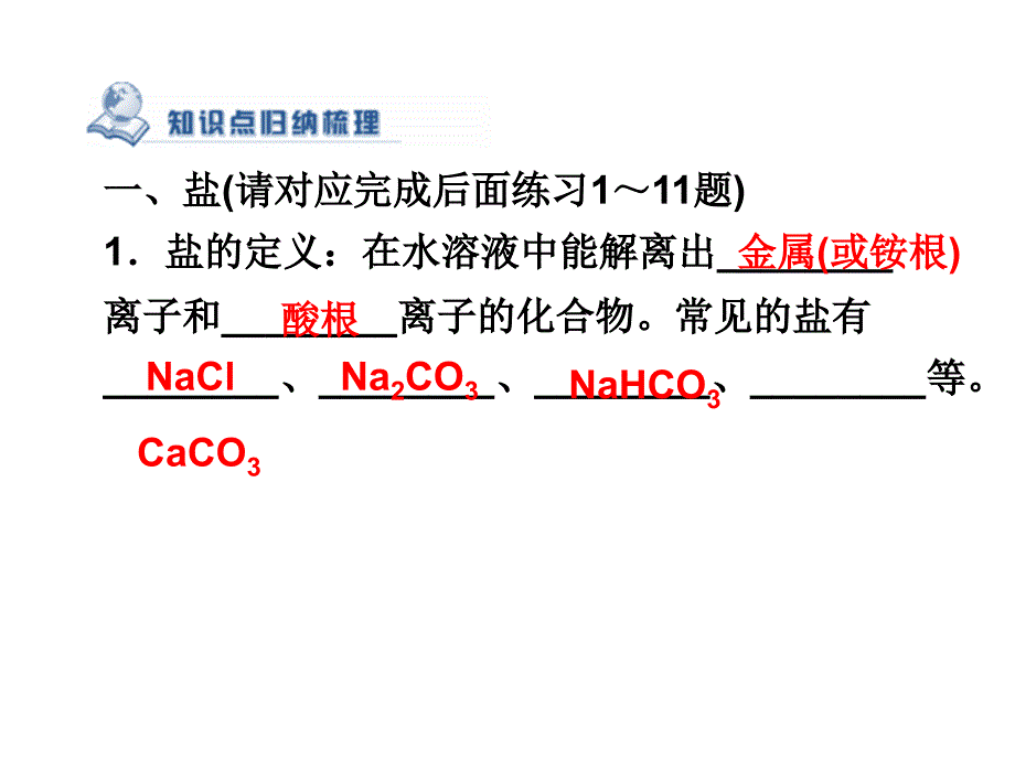 复习九年级化学专题复习常见的盐化学肥料_第2页