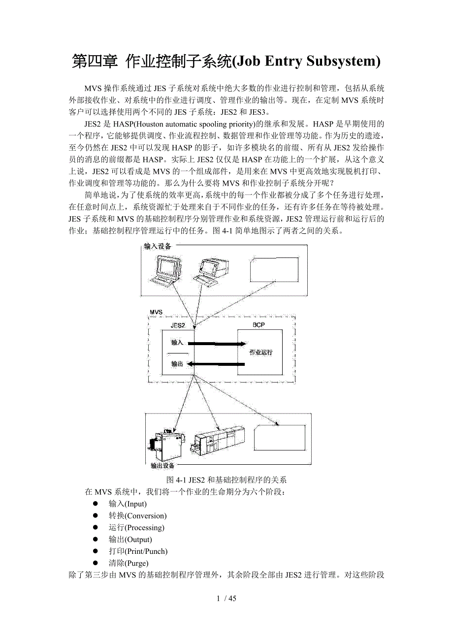 大型机S390系统管理作业控制子系统_第1页