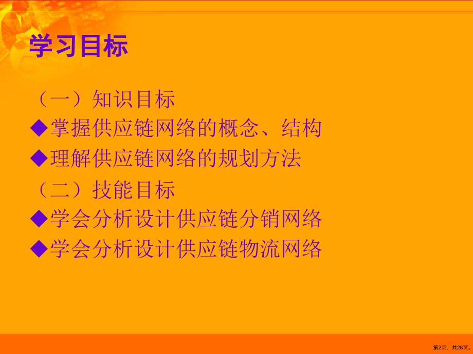 供应链网络设计解析课件_第2页