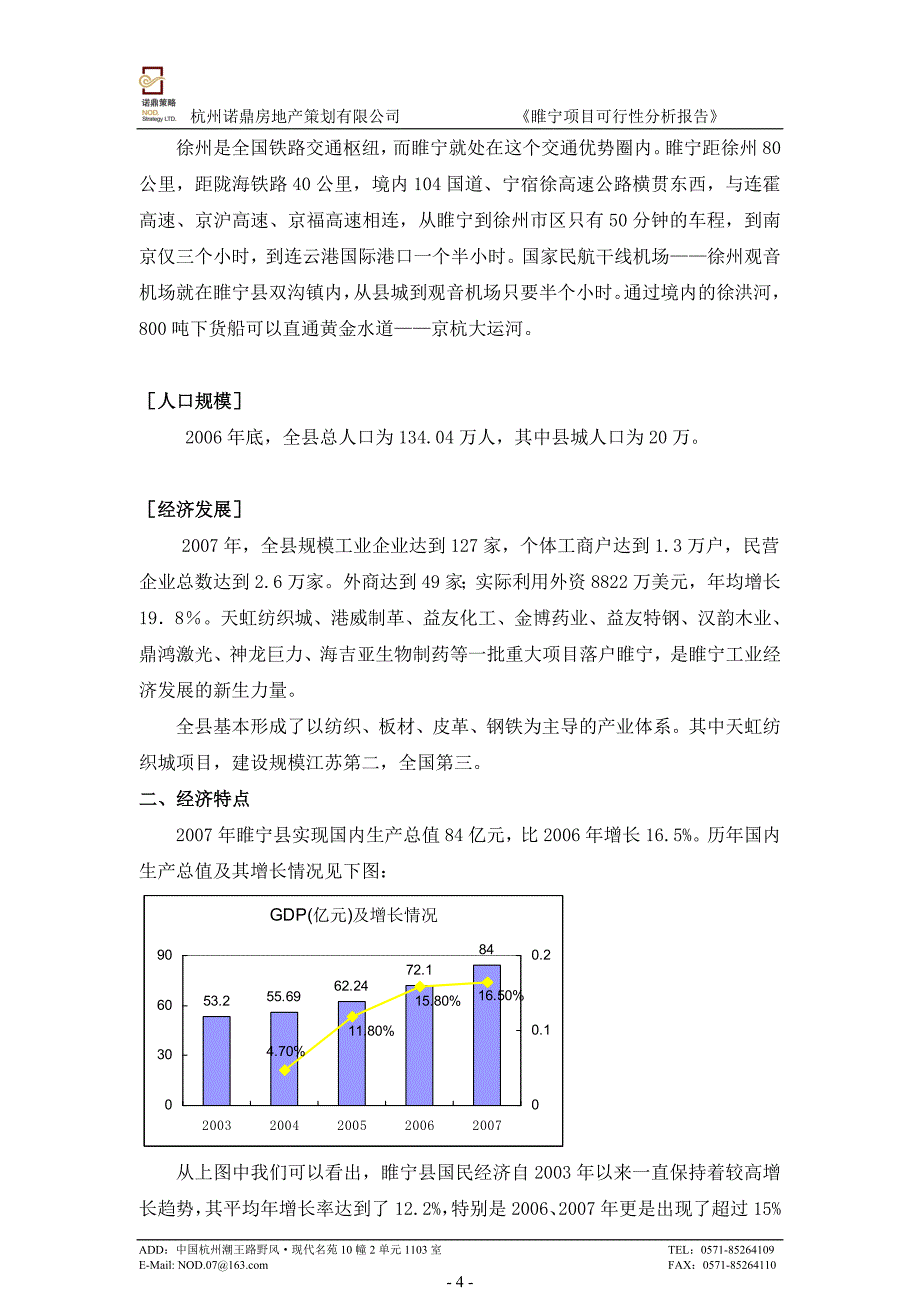 江苏睢宁聆天景城项目可行性分析报告_第4页