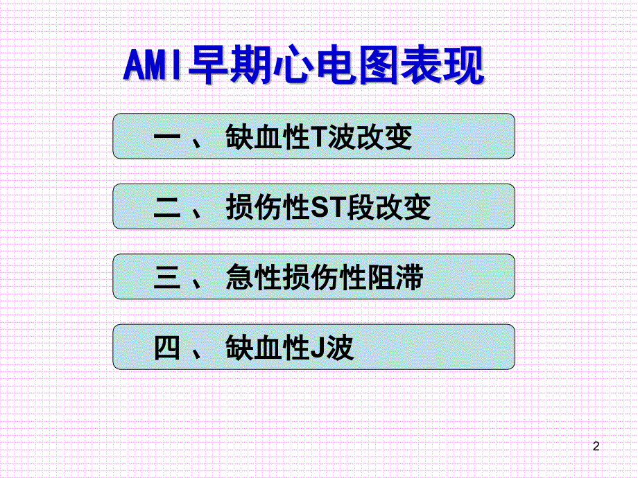 心肌梗死早期心电图表现与鉴别课堂PPT_第2页