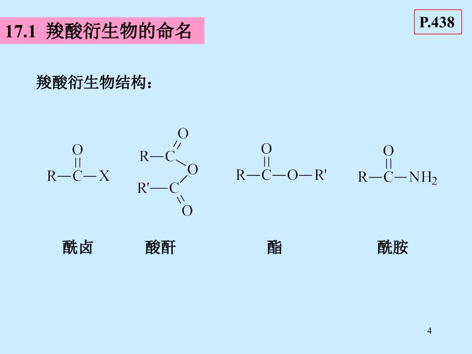 《羧酸衍生物》PPT课件_第4页