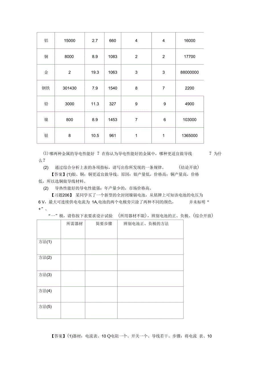 中考物理开放性试题电路电流_第2页