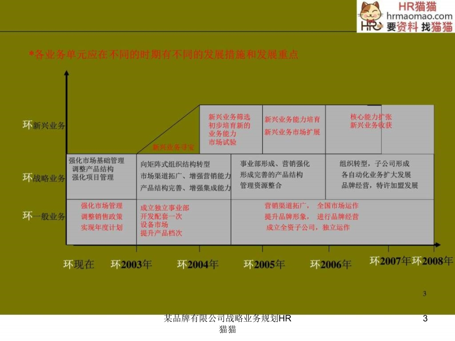 品牌有限公司战略业务规划HR猫猫课件_第3页