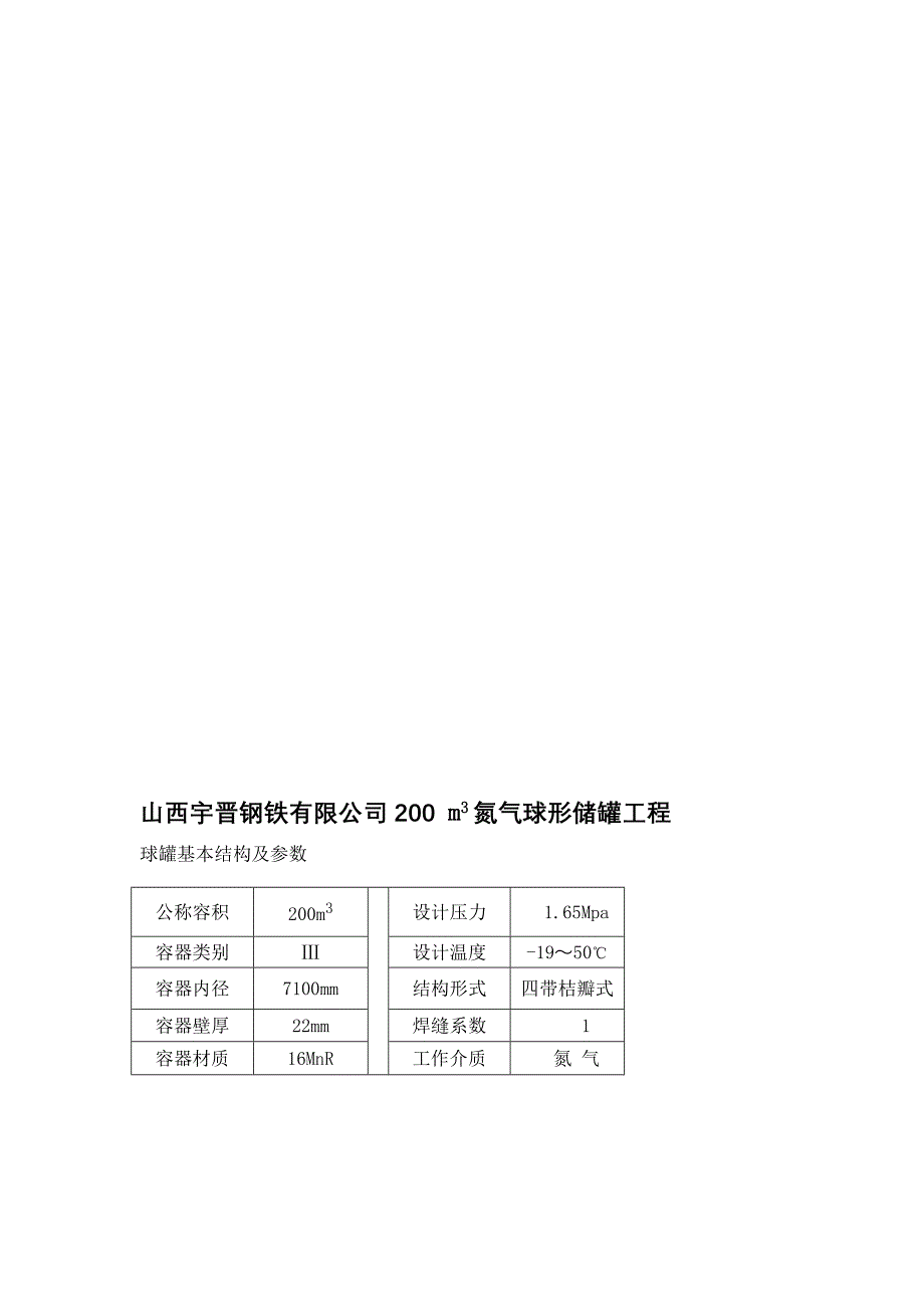 各类球罐参数_第1页