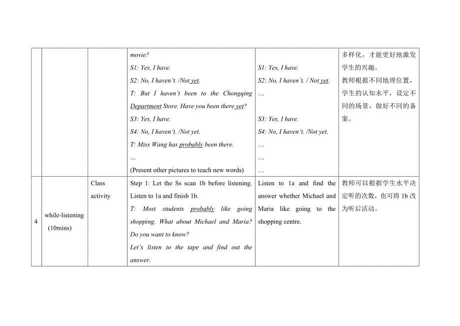 仁爱版九年级上册英语教学案UniTopic1Topic2SectionA精修版_第5页