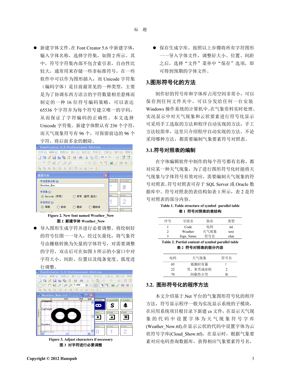 基于字库的气象符号及图形符号化技术与方法_第3页