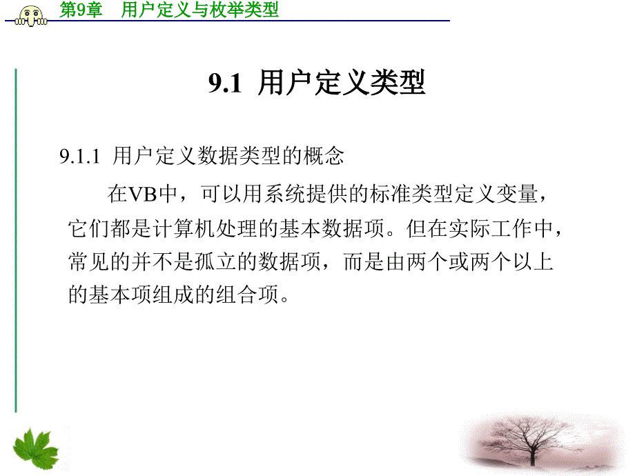 vb编程技术用户定义与枚举类型_第2页