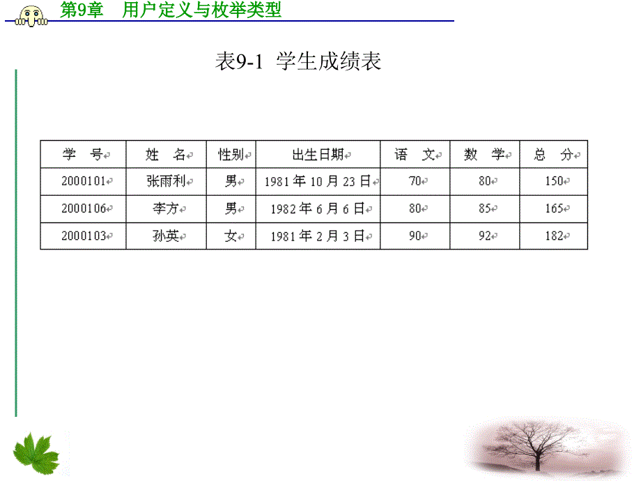 vb编程技术用户定义与枚举类型_第3页